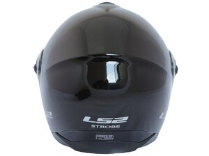 Мотошлем LS2 FF325 STROBE SNOW Solid (черный глянцевый, M), фото 8