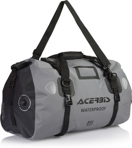 Сумка водонепроницаемая горизонтальная Acerbis X-WATER HORIZONTAL Black/Grey (40 L), фото 1