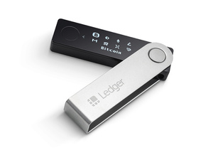 Аппаратный кошелек для криптовалют Ledger Nano X, черный, фото 1