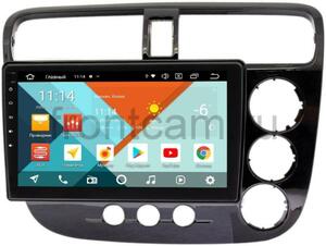 Штатная магнитола Honda Civic 7 (VII) 2000-2005 (с климатом) Wide Media KS9206QR-3/32 DSP CarPlay 4G-SIM Android 10 (правый руль), фото 1