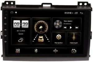 Штатная магнитола Toyota LC Prado 120 2002-2009 с усилителем LeTrun 4166-9064 на Android 10 (4G-SIM, 3/32, DSP, QLed), фото 1