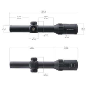 Оптический прицел Vector Optics Continental X8 1-8x24 Hunting ED, 30мм, сетка L4A, азотозаполненый, с подсветкой (SCOC-37), фото 3