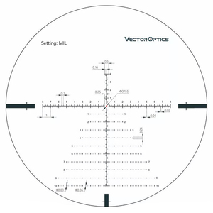 Прицел Vector Optics Continental 4-24x56, 34 мм, Tactical FFP, фото 13