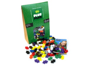 Развивающий конструктор Plus-Plus Mini 300 Basic, 300 деталей, 10 базовых цветов, фото 2