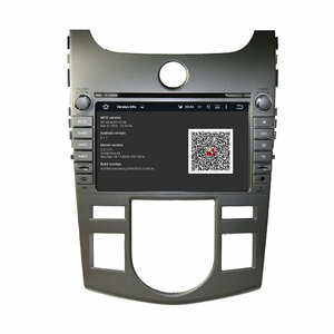 Штатная магнитола CARMEDIA KD-8045 DVD Kia Cerato II 2008-2013 (TD) с климат-контролем, фото 3