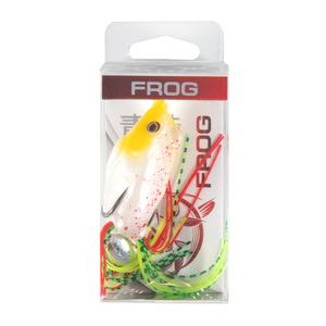 Лягушка-незацепляйка Namazu FROG с лепестком, 55 мм, 10 г, цвет 06, крючок-двойник YR Hooks (BN) #1/, фото 6