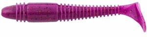 Виброхвосты съедобные LJ Pro Series TIOGA FAT 3.9in (10.00)/S26 5шт., фото 3