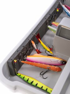 Ящик рыболовный зимний Salmo 2-х ярус. пласт. с карманами 33.5х23.5х39см, фото 15