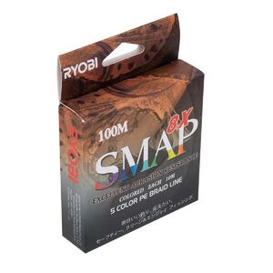 Шнур SMAP PE8X-100M 3.5# Multi Colour 0,31мм Ryobi, фото 3