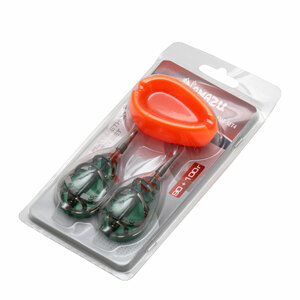 Набор кормушек Namazu In-Line Flat Method Feeder Set, 70+80 г, с пресс-формой, фото 7