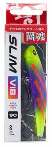 Воблер тонущий вертикальный LJ Pro Series SLIM VIB S 90.00/358, фото 4
