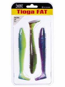 Виброхвосты съедоб. искусст. LJ Pro Series TIOGA FAT 5.8in (14.70)/MIX2 3шт., фото 3