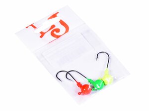 Джиг-головки Lucky John BALL MIX1 08.0г RGY кр.BN 001/0 3шт, фото 2