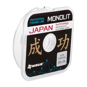 Леска MONOLIT 0,261mm/50m Nylon Transparent (N-MO-0.261-50) Nisus, фото 3