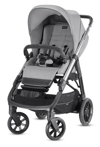 Коляска Inglesina Aptica System Duo 2 в 1 на шасси Aptica Black, Silk Grey, фото 1