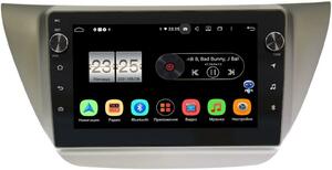 Штатная магнитола LeTrun BPX409-9230 для Mitsubishi Lancer IX 2000-2010 (серая) на Android 10 (4/32, DSP, IPS, с голосовым ассистентом, с крутилками), фото 1