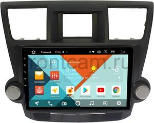 Штатная магнитола Toyota Highlander (U40) Wide Media KS1087QR-3/32 DSP CarPlay 4G-SIM Android 10, фото 1