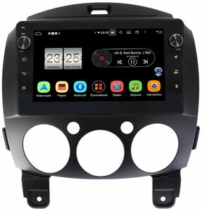 Штатная магнитола Mazda 2 II 2007-2014 LeTrun BPX409-9031 на Android 10 (4/32, DSP, IPS, с голосовым ассистентом, с крутилками), фото 1