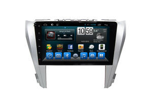 Штатная магнитола CARMEDIA QR-1026 DVD Toyota Camry 11.2014+ (V55) поддержка штатного усилителя и настроек машины, фото 1
