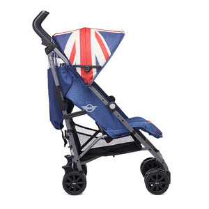 Коляска Easywalker Mini Buggy+ Union Jack Vintage с бампером, фото 2