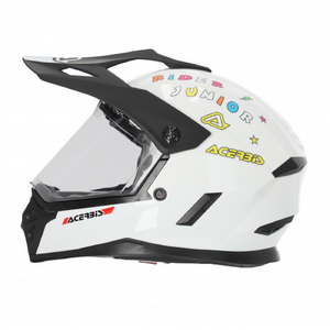 Шлем детский Acerbis RIDER JUNIOR White Y/S (49-50, глянцевый), фото 7