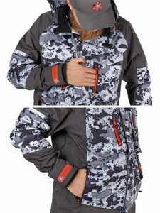 Костюм демисезонный Norfin PRO DRY 3 CAMO р.L, фото 8