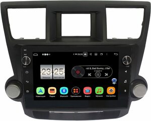 Штатная магнитола Toyota Highlander (U40) 2007-2013 (тип 2) LeTrun BPX410-1087 на Android 10 (4/32, DSP, IPS, с голосовым ассистентом, с крутилками), фото 1