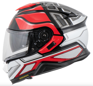 Мотошлем GT-Air 2 NOTCH SHOEI (черно-красно-белый глянцевый, TC-1, XL), фото 2