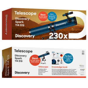 Телескоп Discovery Spark 114 EQ с книгой, фото 2