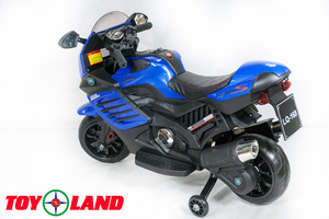 Детский мотоцикл Toyland Moto Sport LQ 168 Синий, фото 5