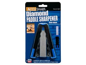 Точилка для ножей AccuSharp Diamond Paddle, складная (320/600), фото 4