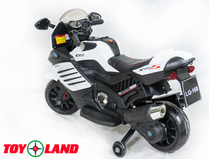 Детский мотоцикл Toyland Moto Sport LQ 168 Белый, фото 5