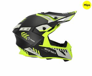 Шлем Acerbis X-TRACK MIPS 22-06 Yellow Fluo/Black M, фото 3