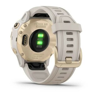Garmin Fenix 6s Pro Solar золотистый с песочным ремешком, фото 9