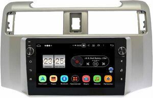 Штатная магнитола LeTrun BPX609-9380 для Toyota 4Runner V 2009-2021 на Android 10 (4/64, DSP, IPS, с голосовым ассистентом, с крутилками), фото 1