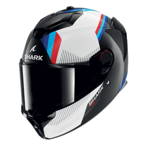 Шлем Shark SPARTAN GT PRO DOKHTA CARBON Black/White/Blue (L), фото 1