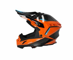 Шлем Acerbis STEEL CARBON 22-06 Orange/Black M, фото 5