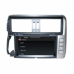 Штатная магнитола CARMEDIA KDO-8015 DVD Toyota LC PRADO 150 2009-2013 серебро, фото 5