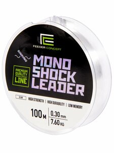 Леска моно. Feeder Concept MONO SHOCK LEADER Clear 100/030, фото 3