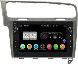 Штатная магнитола Volkswagen Golf 7 2012-2020 (серая) LeTrun BPX410-048 на Android 10 (4/32, DSP, IPS, с голосовым ассистентом, с крутилками), фото 1