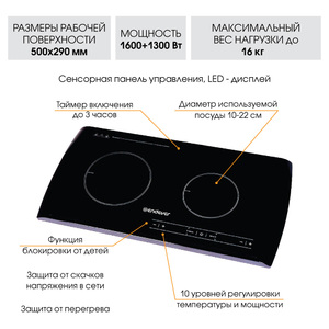 Индукционная плитка ENDEVER Skyline IP-54, фото 8