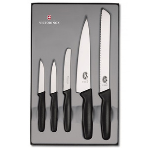 Набор Victorinox кухонный, 5 предметов, черный, фото 1