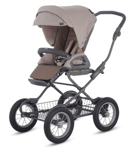 Коляска Inglesina Sofia System Duo 2 в 1 на шасси Ergo Bike, Alpaca Beige, фото 10