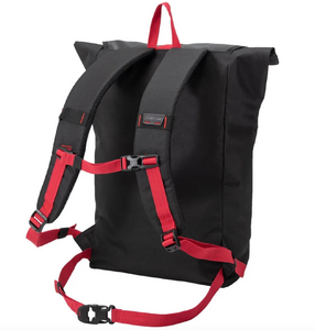 Рюкзак водонепроницаемый Taichi WP BACK PACK Black/Red 25L, фото 2