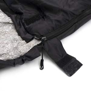 Спальный мешок-кокон  СЛЕДОПЫТ Comfort, 230х80 см, ± 5%, до 0С, 3х слойный, цв.черный, фото 6