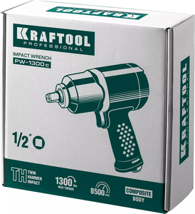 Ударный пневматический гайковерт KRAFTOOL PW-1300c 1/2" 1300 Нм 64205, фото 7