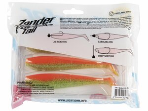 Виброхвосты LJ 3D Series ZANDER PADDLE TAIL 5.5in (14.00)/Z12 3шт., фото 5