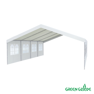 Тент-шатер Green Glade 3006 6х8х3,1/2м полиэстер 3 коробки, фото 4