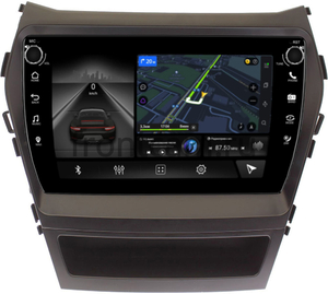 Штатная магнитола LeTrun 7803-9022 для Hyundai Santa Fe III 2012-2018 на Android 10 (4G-SIM, 4/64, DSP, IPS) c крутилками c оптическим выходом, фото 1