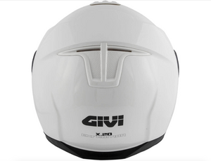 Мотошлем GIVI EXPEDITION SOLID X20 (FS-907) (белый глянцевый, 54/XS), фото 5